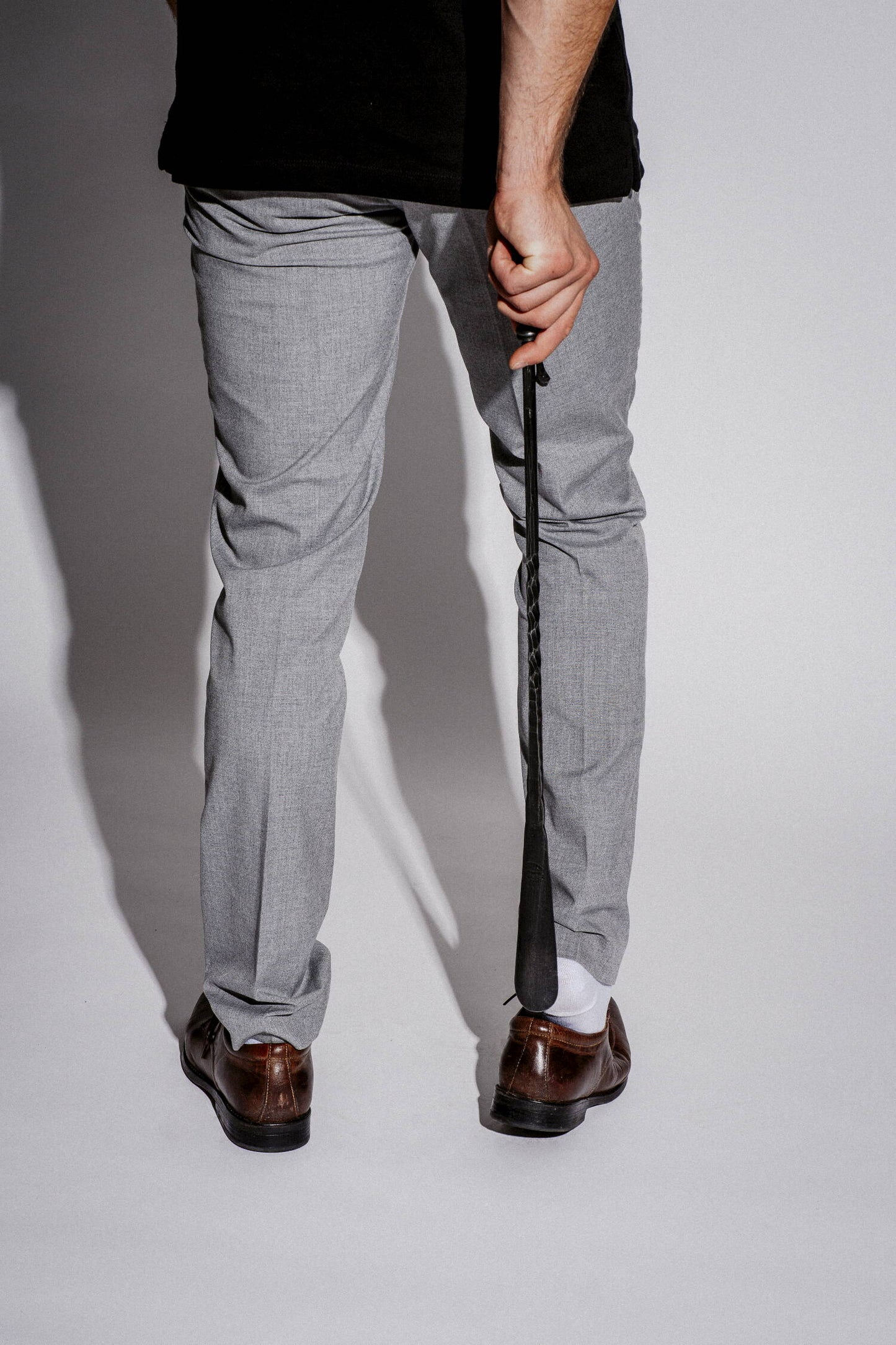 Der Schuhlöffel mit Griff