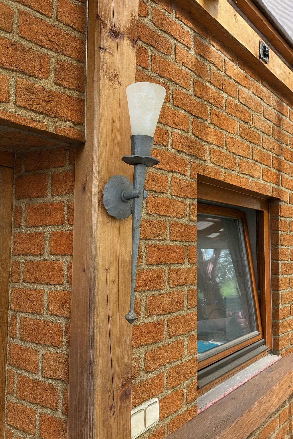 Geschmiedete Leuchte – Fackel