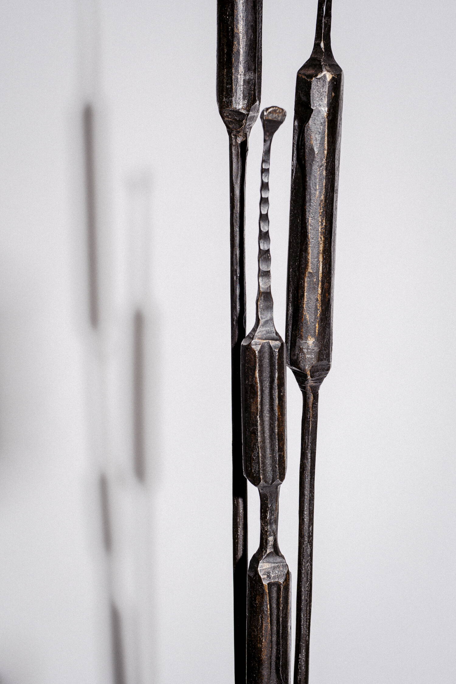 Geschmiedete Blume "Rohrkolben"