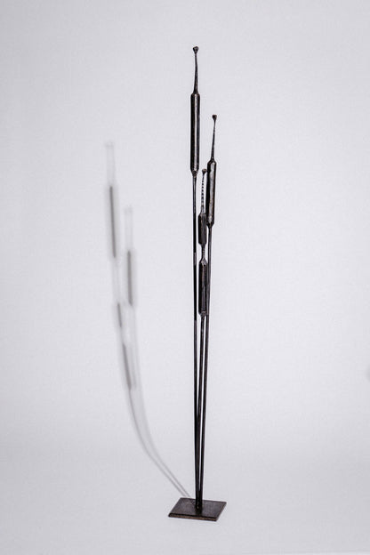 Geschmiedete Blume "Rohrkolben"