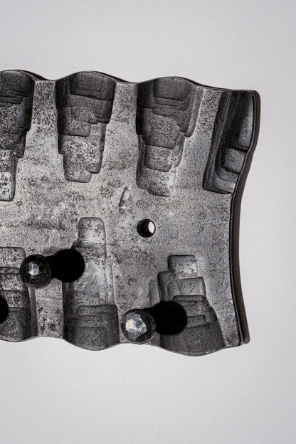Geschmiedeter Wand-Schlüsselhalter IV.