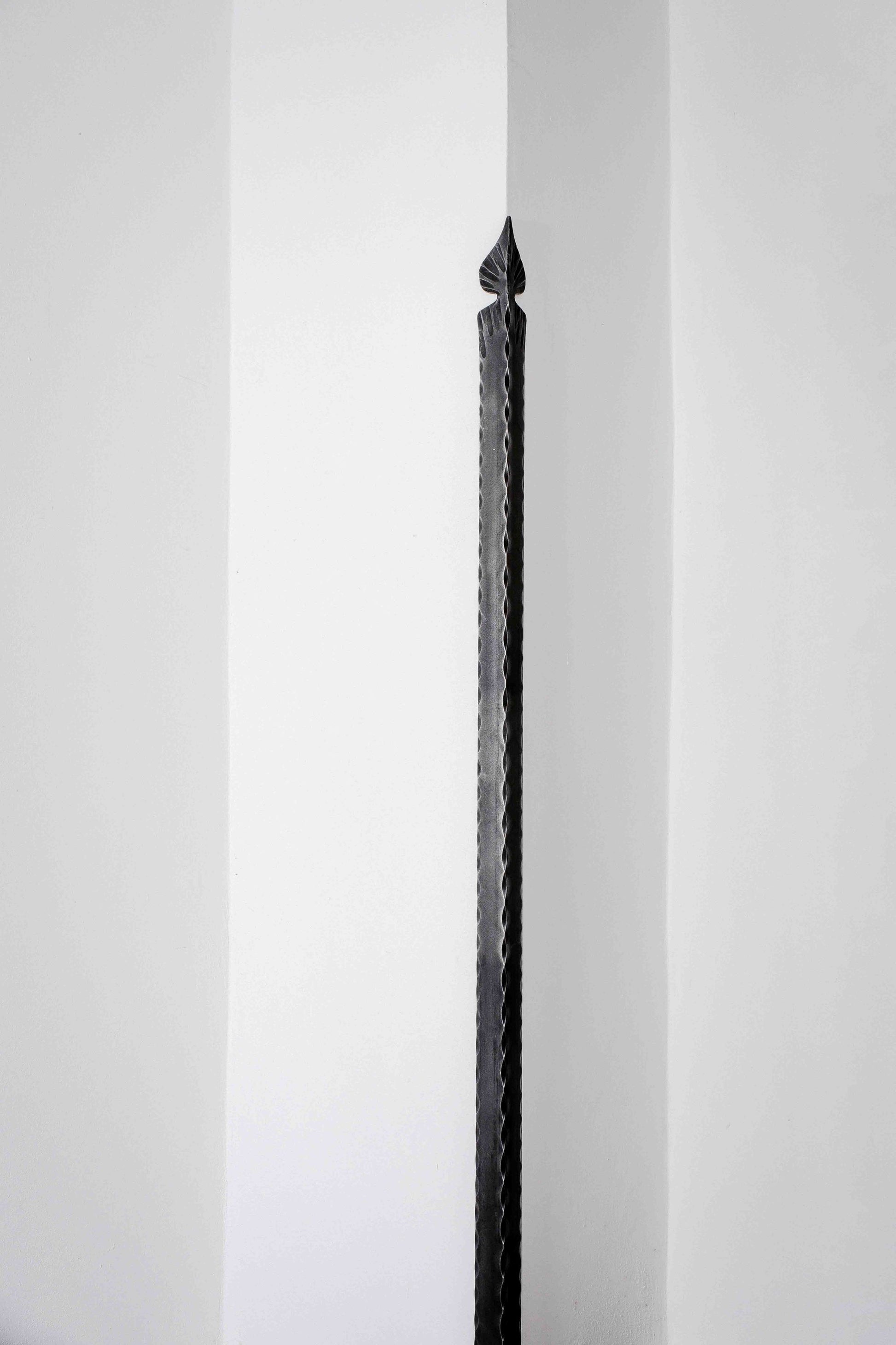 Geschmiedeter Wandschutz-Eckwinkel "Blatt“