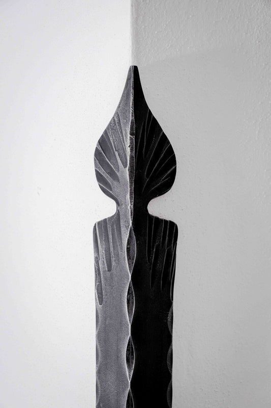 Geschmiedeter Wandschutz-Eckwinkel "Blatt“