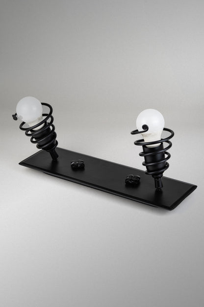 Geschmiedete Wandleuchte – Doppelversion