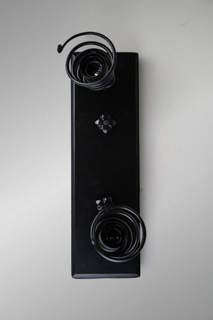 Geschmiedete Wandleuchte – Doppelversion