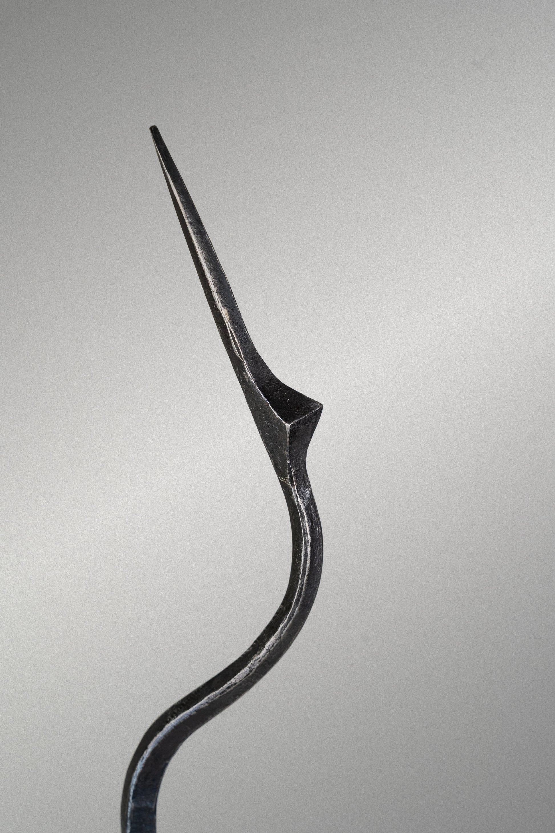 Geschmiedeter Reiher