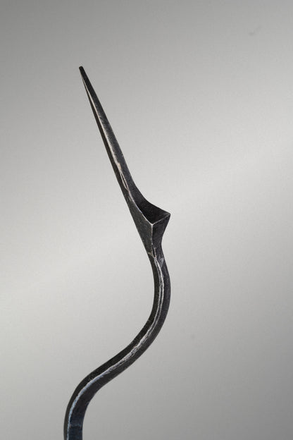 Geschmiedeter Reiher