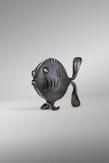 Handgeschmiedeter Fisch